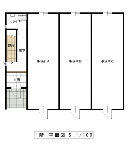 その先老後 1F 間取り図